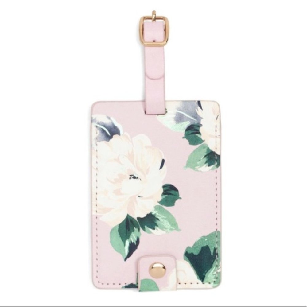 ban.do Floral Pink Luggage Tag